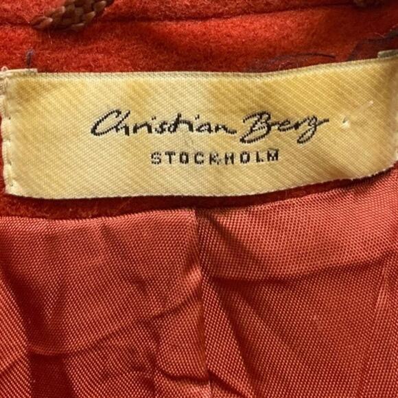 Vintage Christian Berg Stockhom Jacket Women XL Long Sleeve Wool Cashmere Formal - Picture 8 of 9